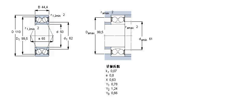 SKF 5310A-2RS1軸承