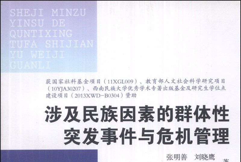 涉及民族因素的群體性突發事件與危機管理