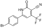 3-氰基-4-三氟甲基-6-（4\x27-溴苯基）吡啶-2-酮