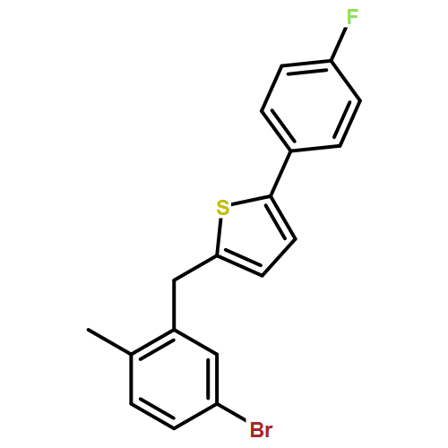 2-（2-甲基-5-溴苄基）-5-（4-氟苯）噻吩