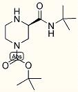 4-叔丁氧羰基-2(S)-哌嗪叔丁醯胺