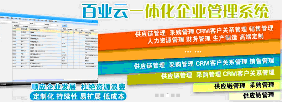 百業雲企業管理軟體
