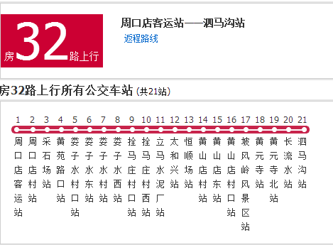 北京公交房32路