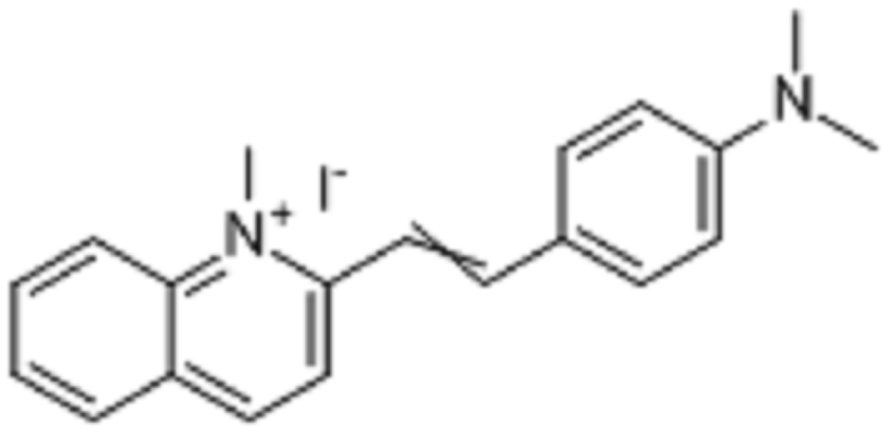 2-[4-（二甲氨基）苯乙烯基]-1-甲基喹啉碘鎓