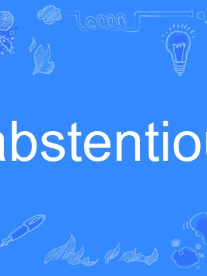 abstentious