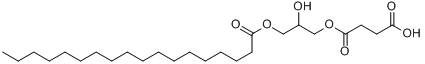 丁二酸-2-羥基-3-[（1-氧代十八烷基）氧]丙單酯