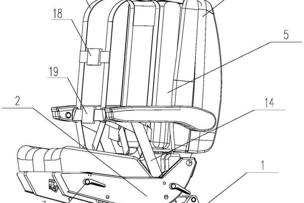 一種運輸機座椅