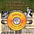 Authentic Art Nouveau Designs CD-ROM and Book