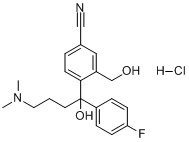 4-[4-（二甲氨基）-1-（4-氟苯基）-1-羥丁基]-3-羥甲基苯腈鹽酸鹽