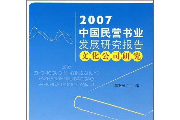 2007中國民營書業發展研究報告——文化公司研究