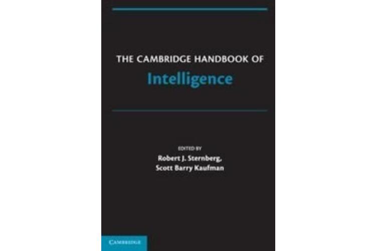 The Cambridge Handbook of Intelligence