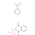 1,2,3,4-四氫-2-甲基-1,4-二氧代-2-萘磺酸與3-吡啶甲醯胺的化合物