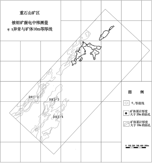 礦體等厚線圖