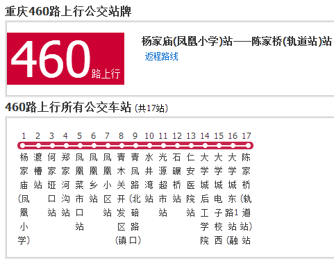 重慶公交460路