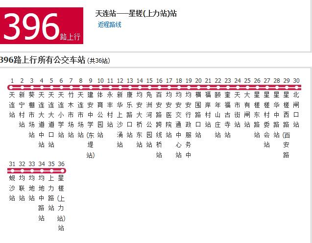 佛山公交396路