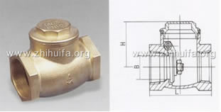 黃銅螺紋旋啟式止回閥