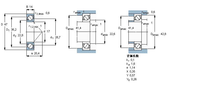 SKF 7303BEGAP軸承