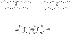 雙（四正丁基銨）合雙（1,3-二硫雜環戊烯-2-硫酮-4,5-二硫醇）鈀(II)