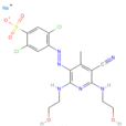 2,5-二氯-4-[[5-氰基-2,6-二[（2-羥乙基）氨基]-4-甲基-3-吡啶基]偶氮]苯磺酸單鈉鹽