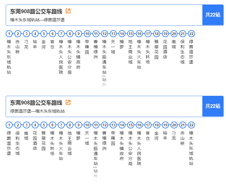 樟木頭公交3路