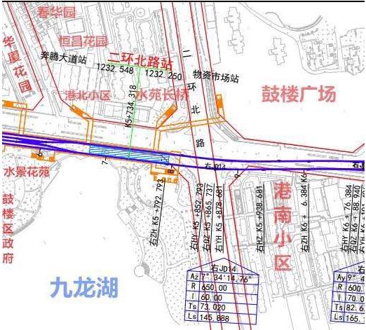 九龍湖站位置及結構