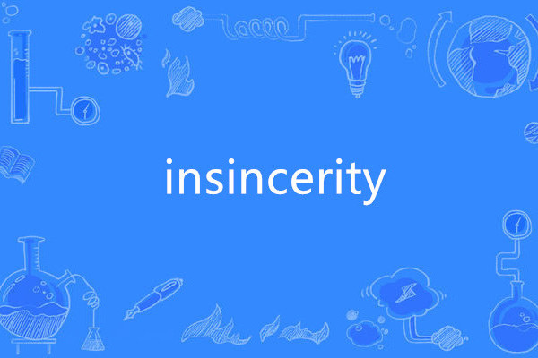 insincerity