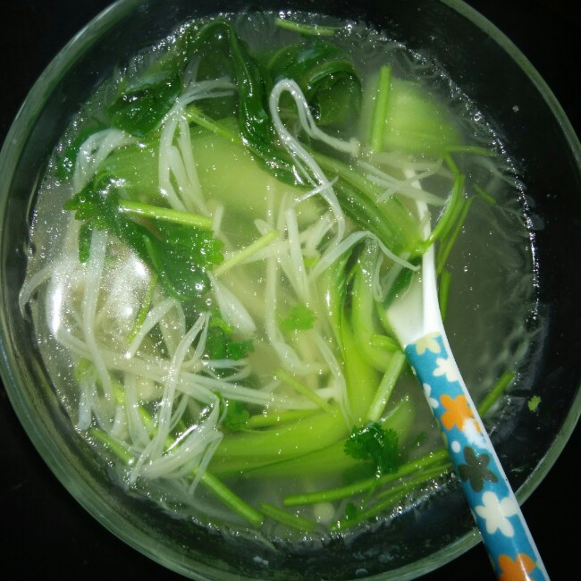 油菜金針菇湯