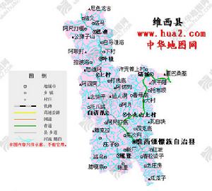 傈僳族分布示意圖