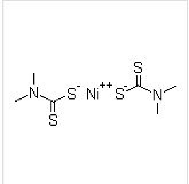 二甲氨基二硫代甲酸鎳