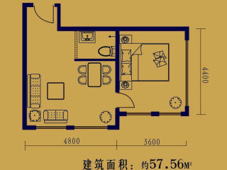 都市陽光壹公館戶型圖