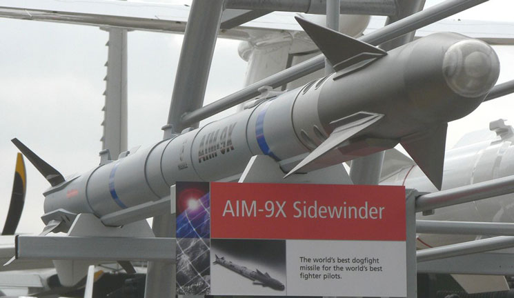 航展上的美國AIM-9X