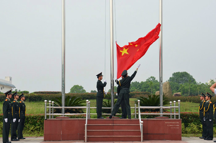 衢州第二中等專業學校國旗儀仗隊