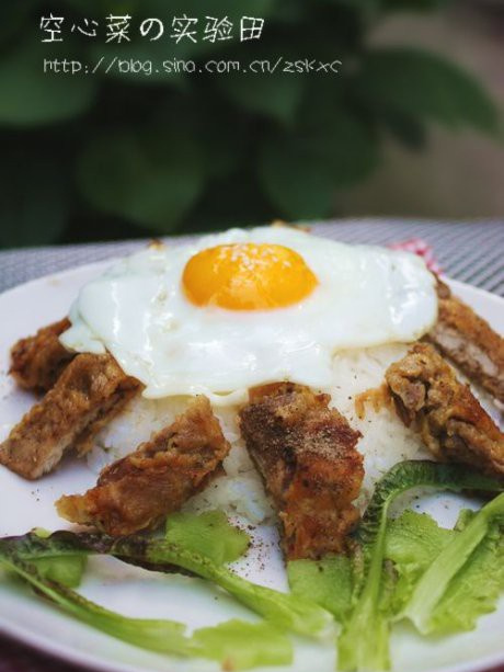 日式黑胡椒豬排飯