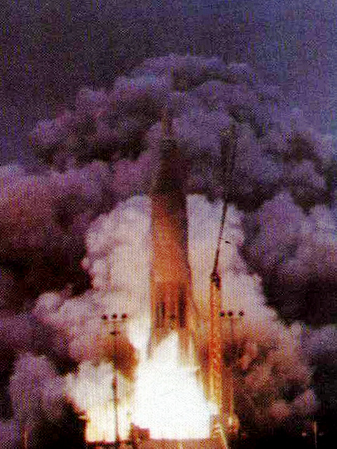 SM-65F彈道飛彈發射試驗