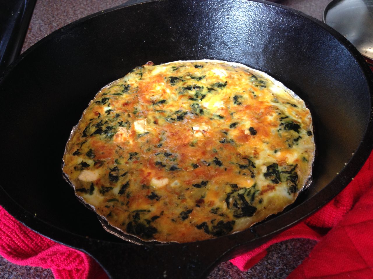 意式菠菜烘蛋 Frittata