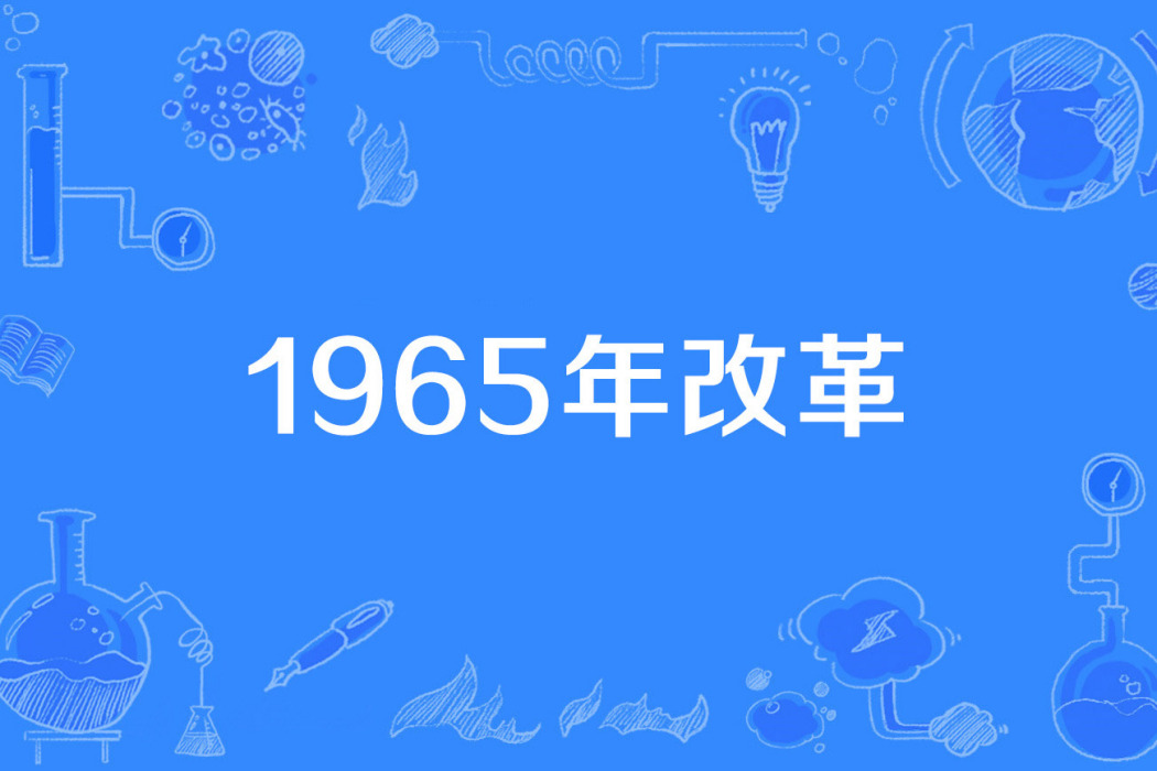 1965年改革