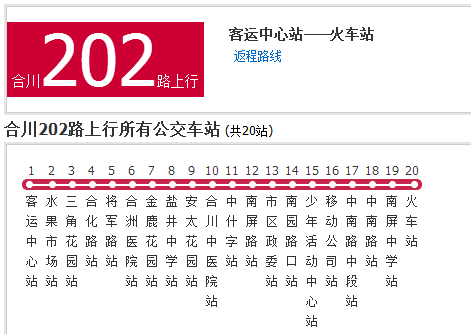 合川公交202路