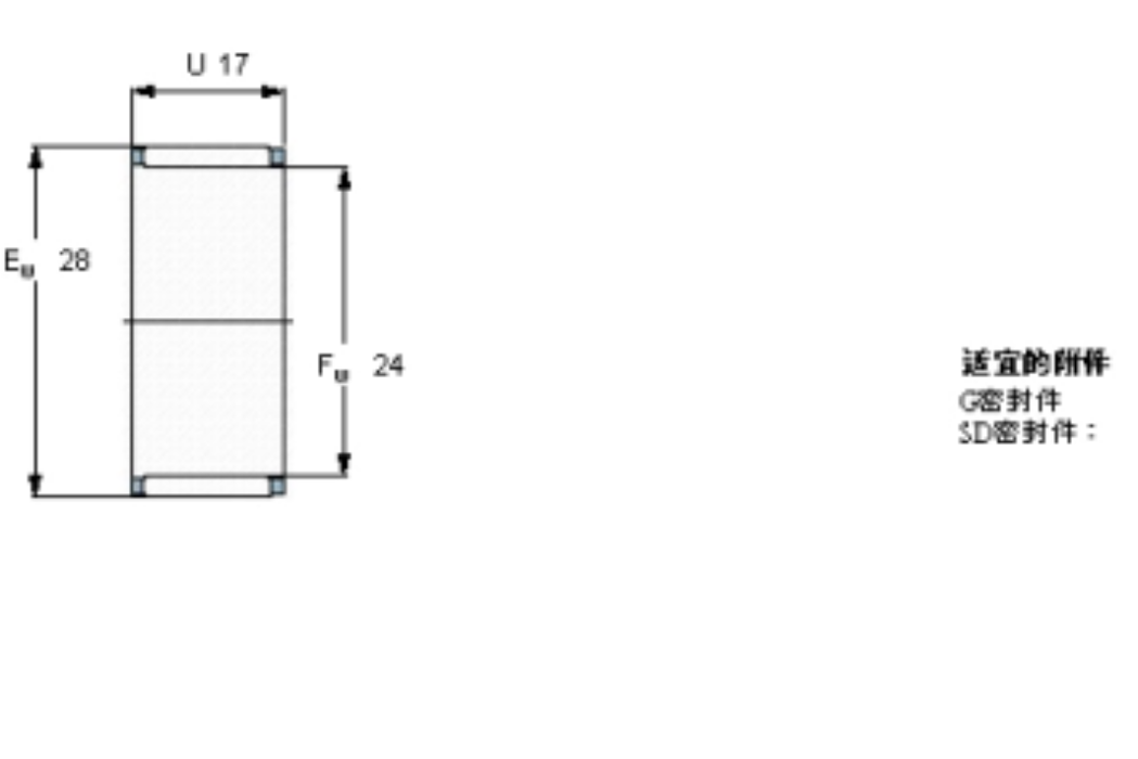 SKF K24x28x17軸承