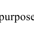 purpose(英文單詞)