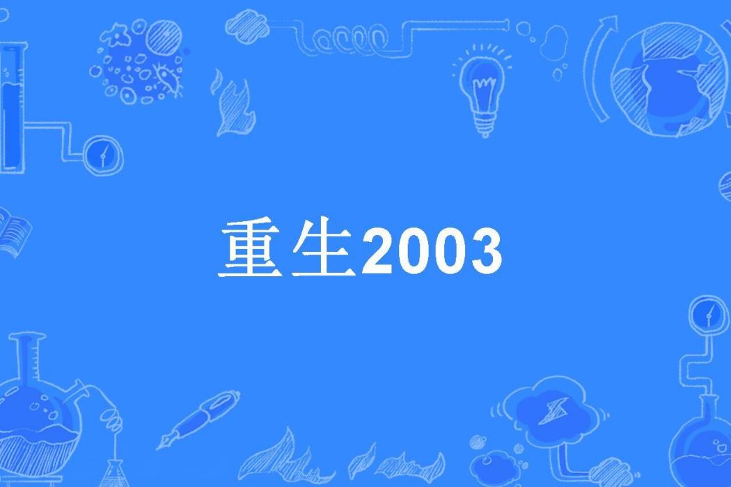 重生2003(老司機所著小說)