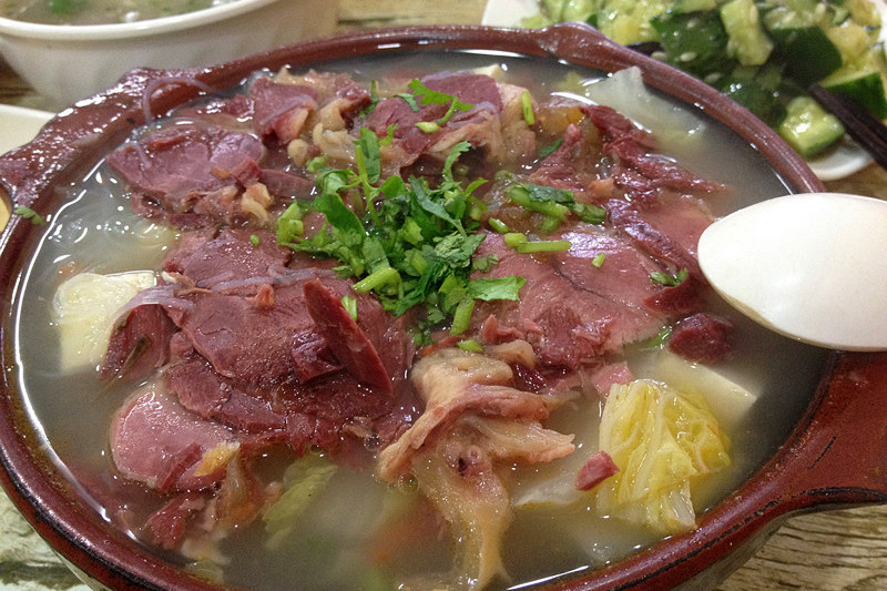 白菜冬粉驢肉煲