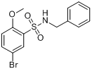 N-苄基-5-溴-2-甲氧基苯磺醯胺