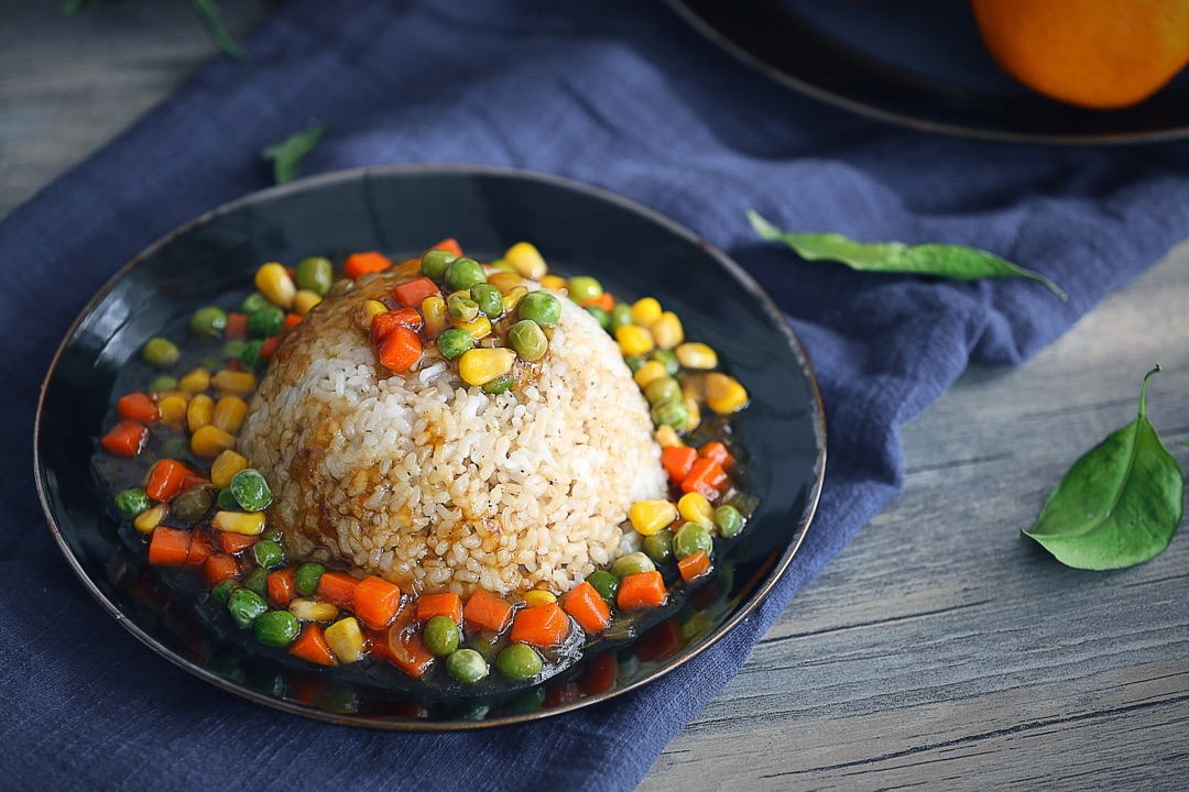 發芽豆子糙米飯