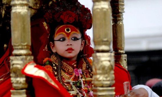 尼泊爾“活女神”