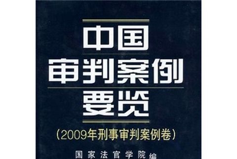 2009年商事審判案例卷：中國審判案例要覽