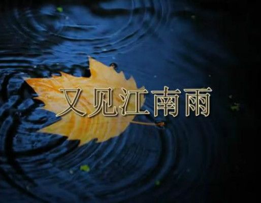 又見江南雨