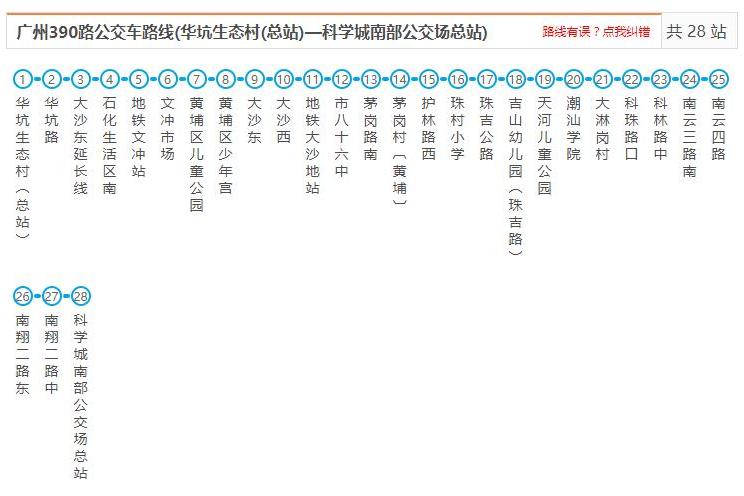 廣州公交390路