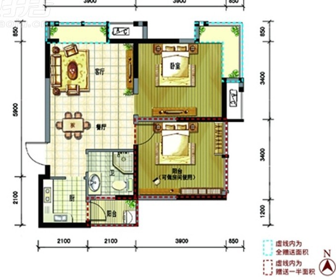 百協大溪地戶型圖