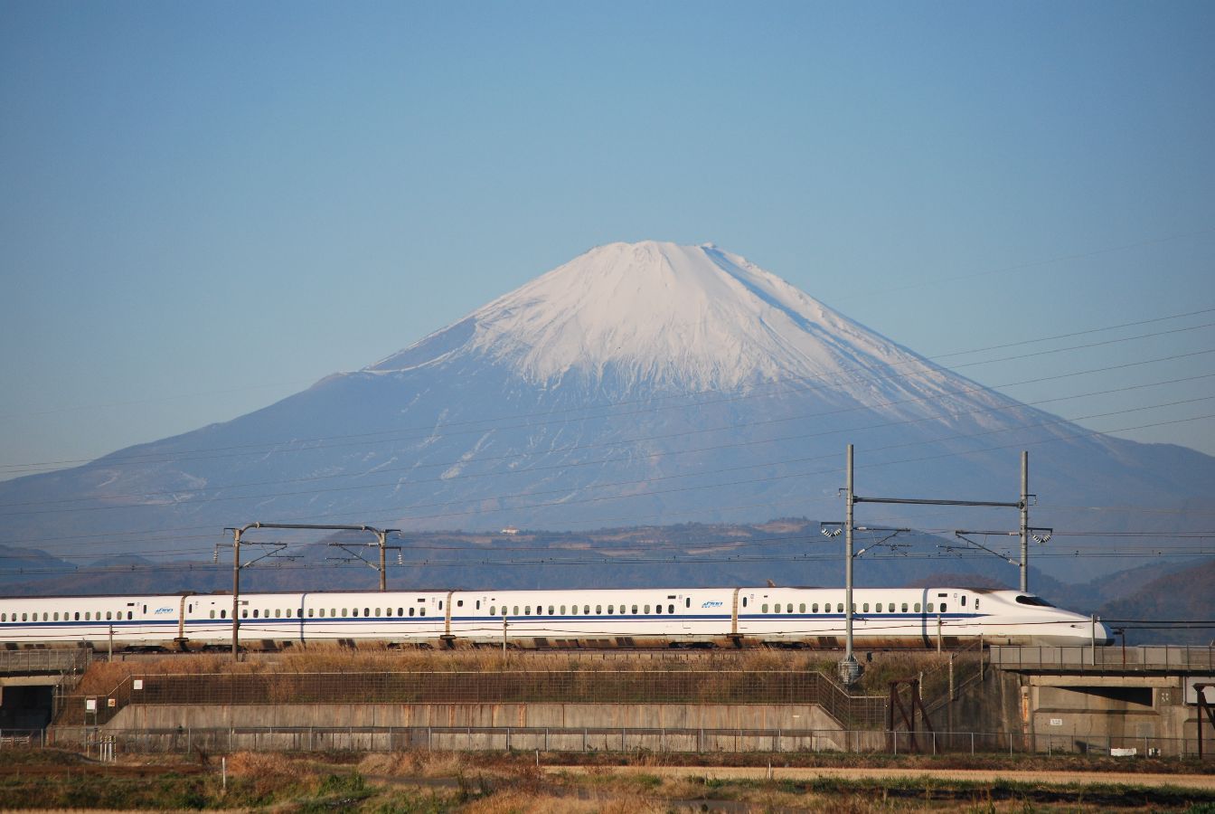 N700A系通過富士山