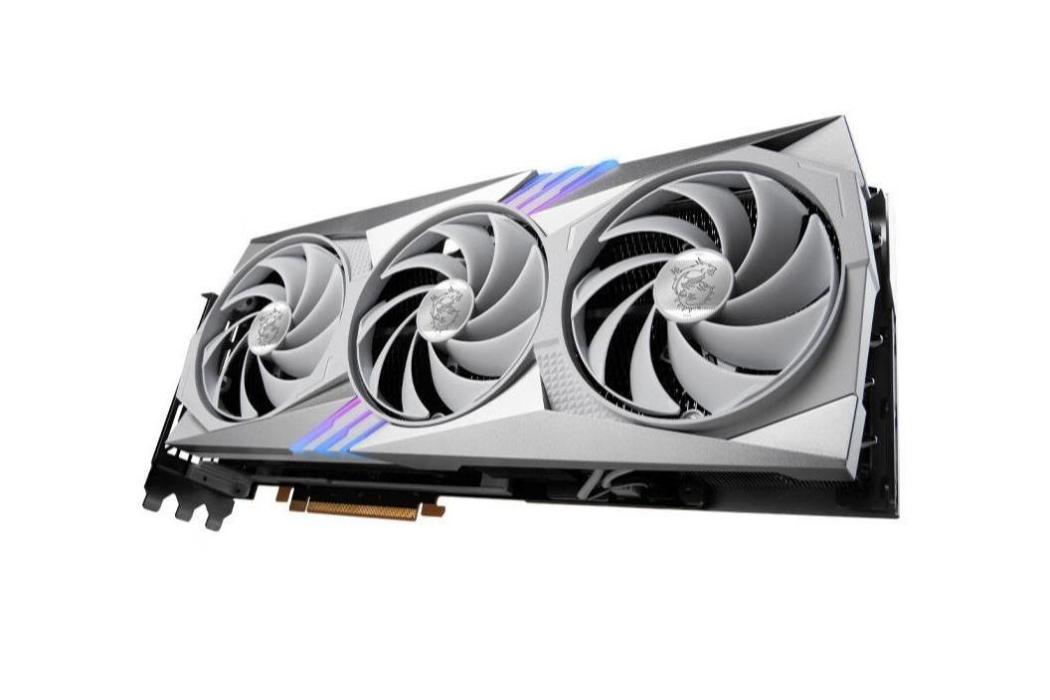 微星GeForce RTX 4080 16GB GAMING TRIO WHITE